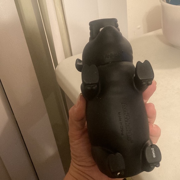 Animolds Squealing Black Pig Toy - Picture 7 of 7